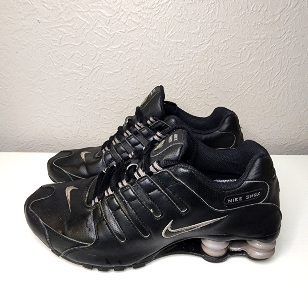 Nike Shox NZ Black Gray‎ Rare Women’s Size 8.5 Shoes Sneakers Classic Leather